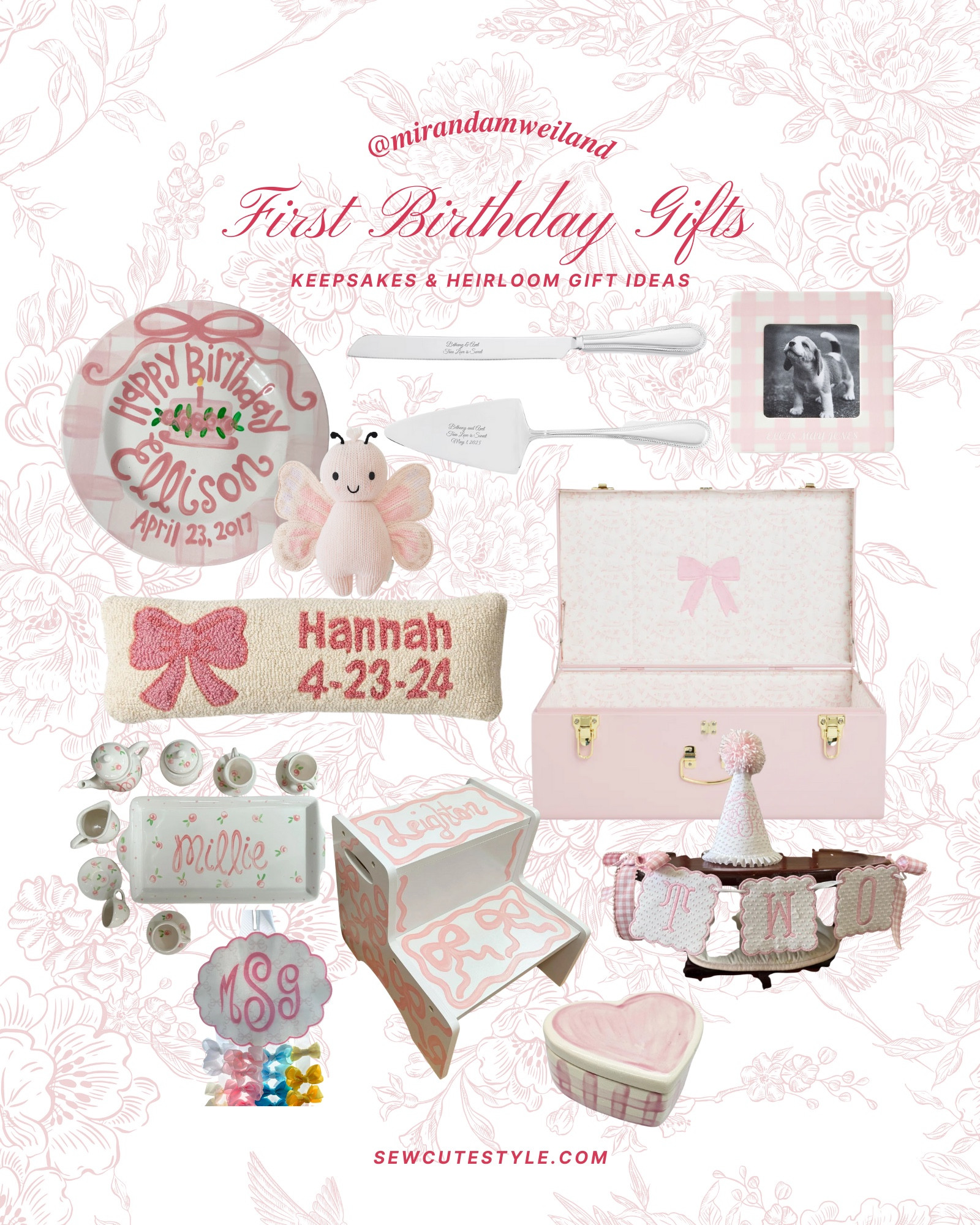 First birthday gift ideas for baby girl! If your baby girl is turning 1 this year here are some non toy birthday gift ideas. I love an heirloom birthday gift or a keepsake first birthday gift. Linking lots of ideas for customizable baby gifts perfect for 1st birthday! 

Baby’s first birthday / baby birthday gifts / first birthday gift ideas / first birthday gifts / customized baby gifts / baby girl gift ideas / keepsake birthday gift ideas / baby keepsake gift ideas / baby heirloom gift ideas / baby girl heirloom gift ideas 

#LTKKids #LTKBaby