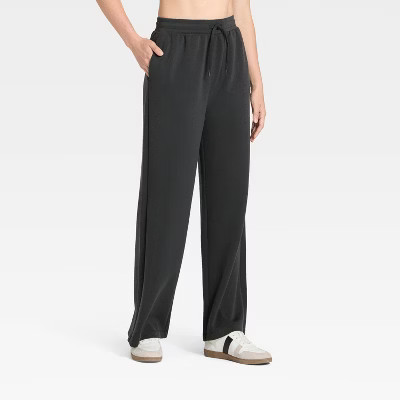 Women's Airy Sleek Wide Leg Sweatpants - All In Motion™ | Target