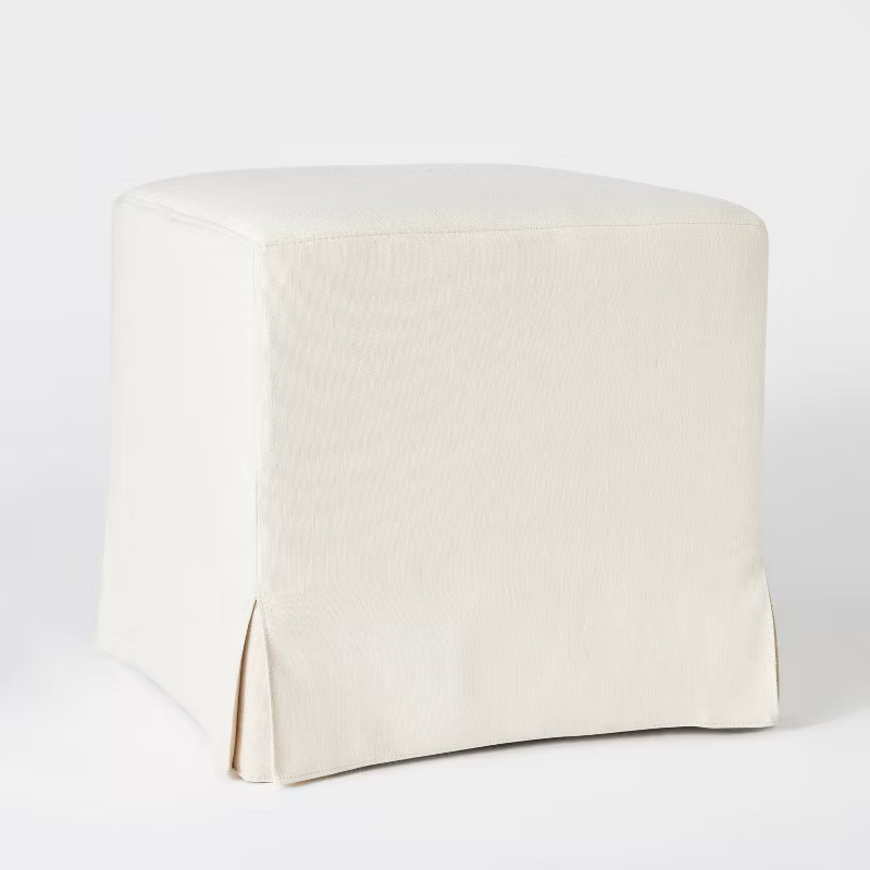 Lynwood Slipcover Ottoman - Threshold™ designed with Studio McGee | Target