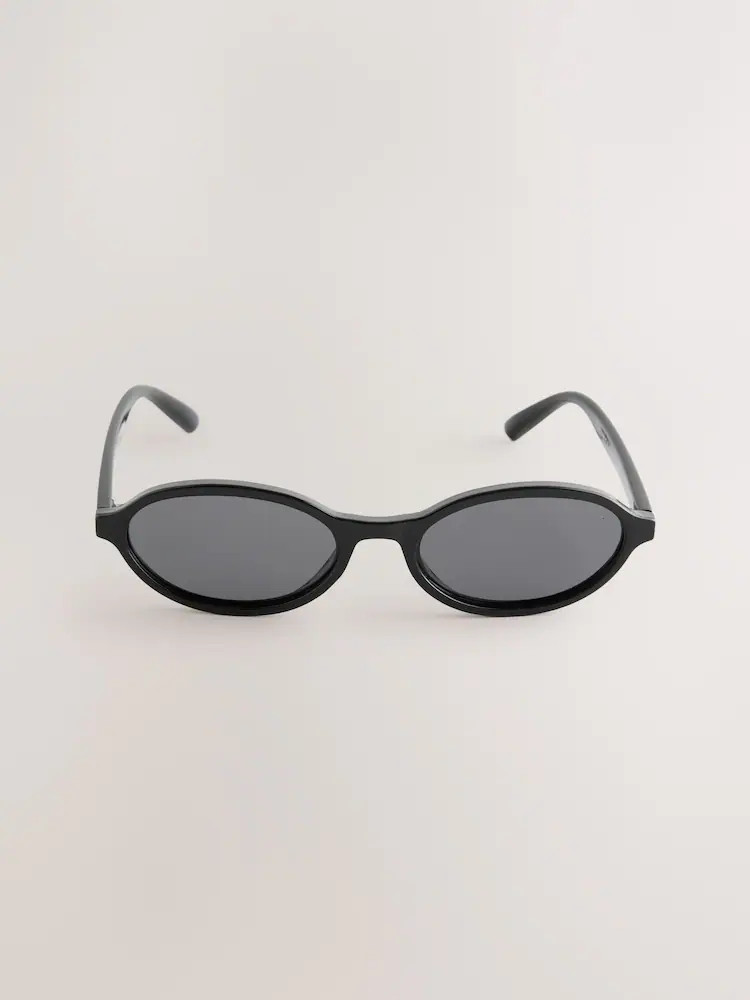 Buy Black Oval Sunglasses from Next Ireland | Next EU