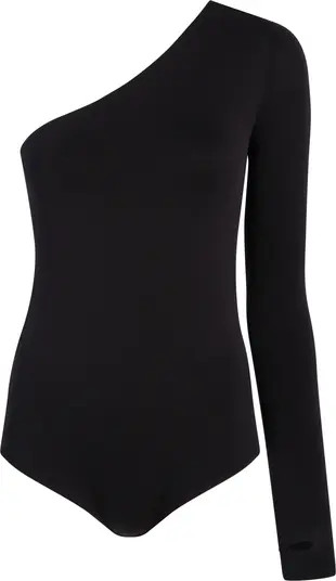 Commando Prima One Shoulder Single Long Sleeve Bodysuit | Nordstrom | Nordstrom