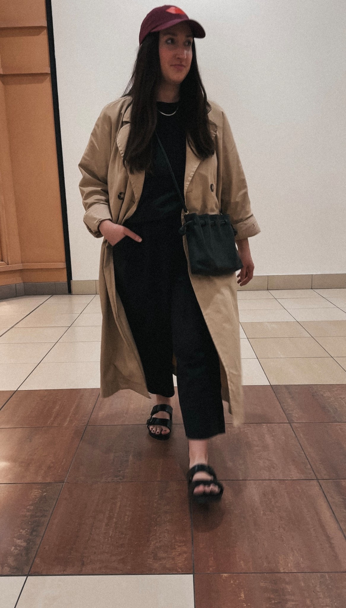 Easy Saturday outfit. Dress up sweatpants/top with a trench  

#LTKShoeCrush #LTKFindsUnder100 #LTKStyleTip