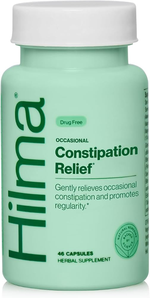 Hilma Occasional Constipation Relief, 46 Vegan Capsules | Amazon (US)
