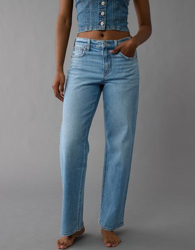 AE Strigid High-Waisted Stovepipe Jean | American Eagle Outfitters (US & CA)