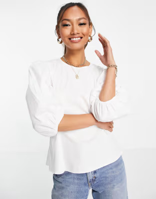 Envii Marguerite tie back top in white | ASOS (Global)
