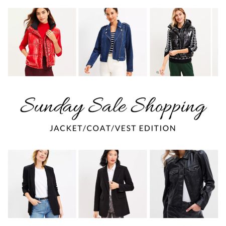 Sunday Sale Shopping ~ vest, coat, jacket, blazer edition {everything pictured is under $55}

#winter #winterfashion #winterstyle #winterouterwear #outerwear #puffervest #jackets 

#LTKsalealert #LTKfindsunder50 #LTKMostLoved