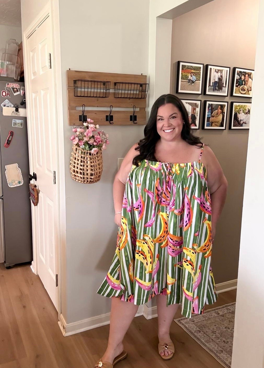 I almost didn’t believe this dress was from Walmart until I tried it. I am blown away by the quality, how plus size friendly it is and the print is absolutely beautiful. This is such a good look for less option that is an absolute must-have. 
Summer outfit inspiration, plus size approved summer dress

#LTKSeasonal #LTKOver40 #LTKPlusSize