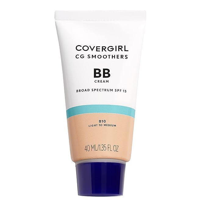 COVERGIRL Smoothers Lightweight BB Cream, 1 Tube (1.35 Ounce), Light to Medium 810 Skin Tones, Hy... | Amazon (US)
