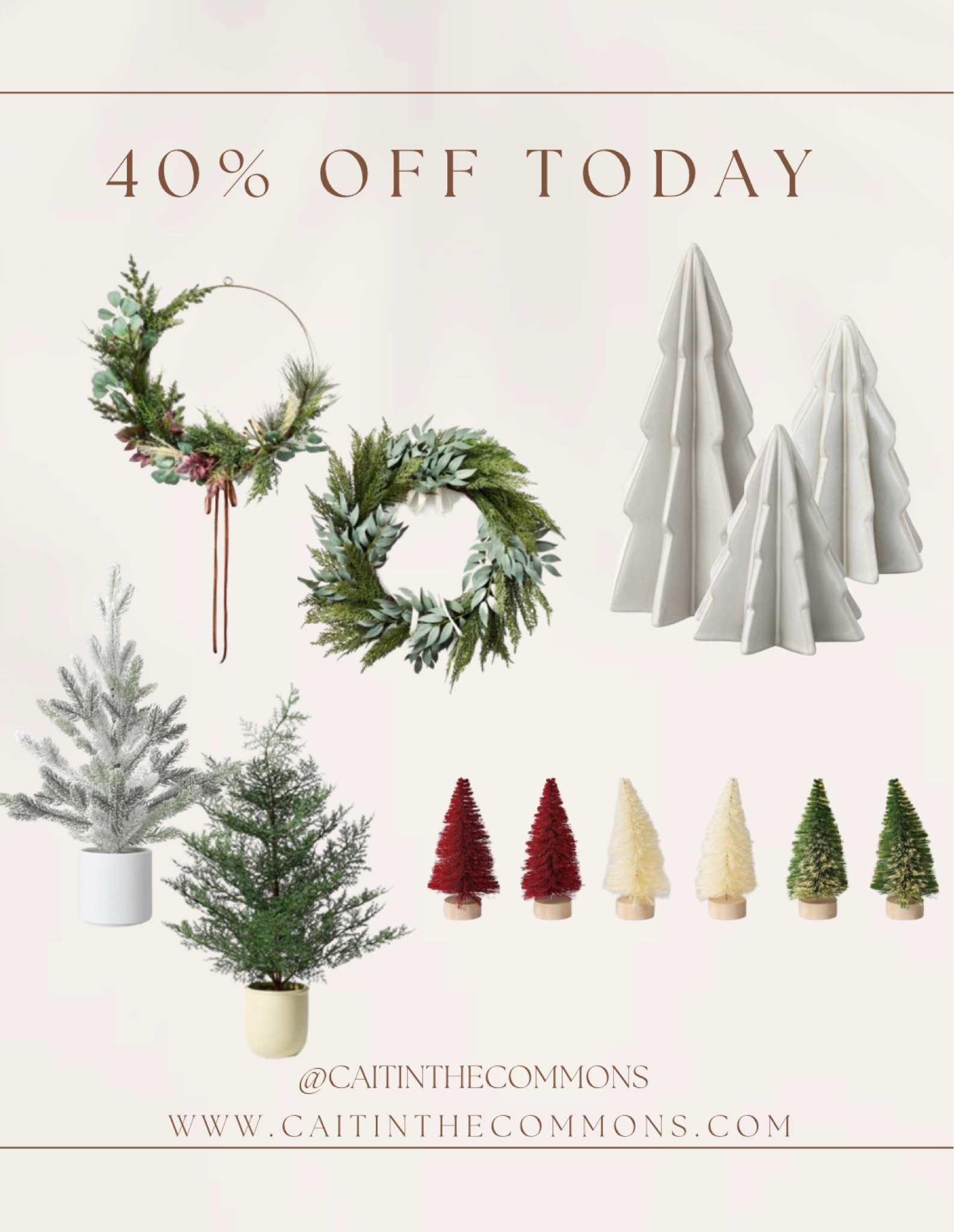 Christmas decor on sale, greenery, wreath, decorative tree, wire brush tree

#LTKHoliday