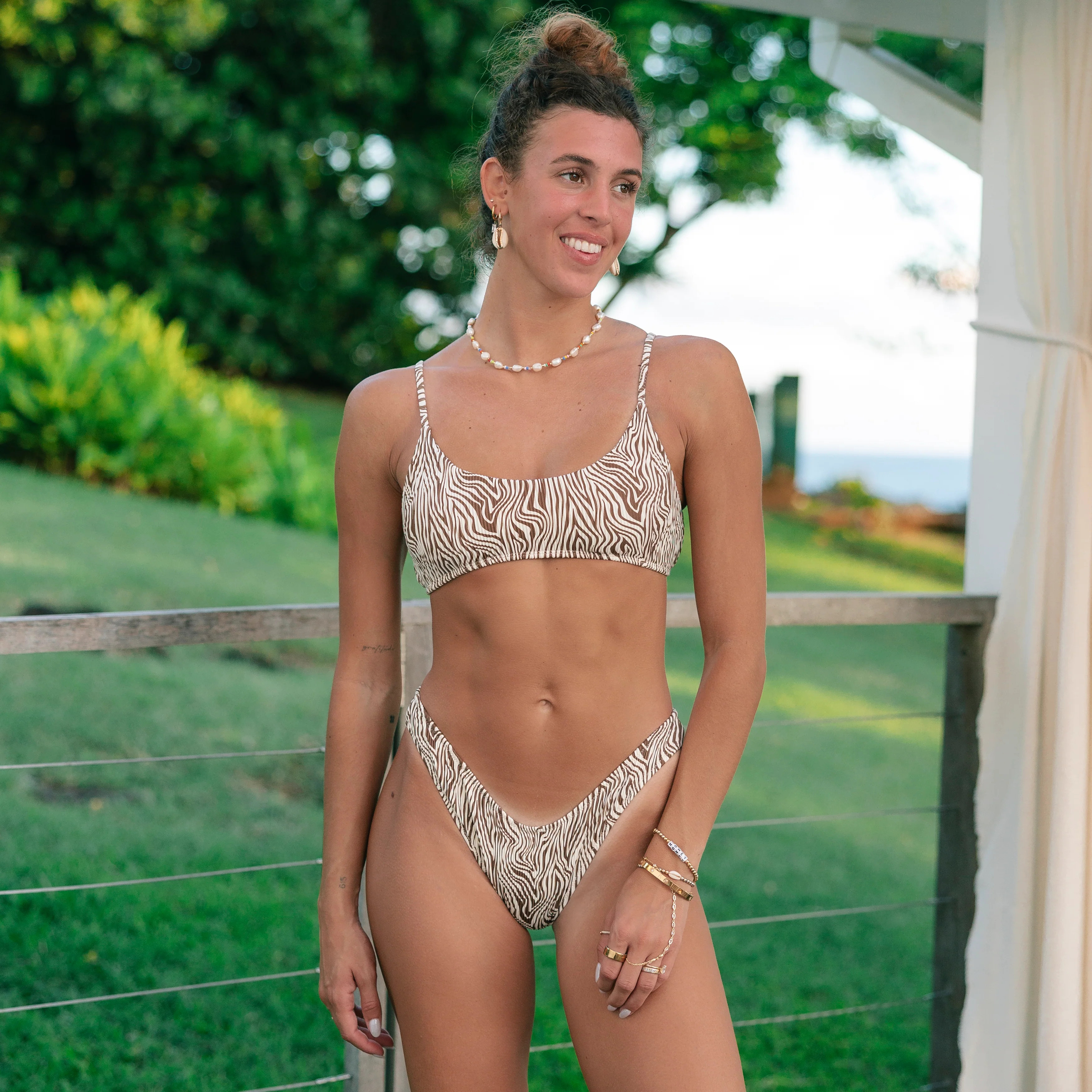 Rio Ribbed Bralette Set | Honey Swim