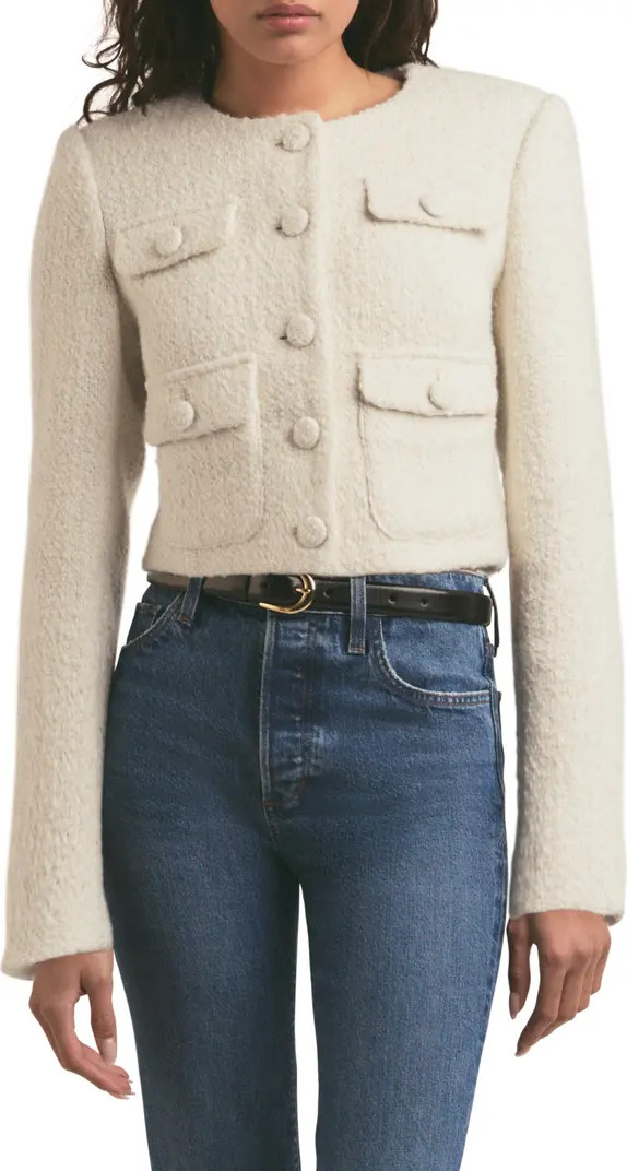 Favorite Daughter The Emily Bouclé Crop Jacket | Nordstrom | Nordstrom