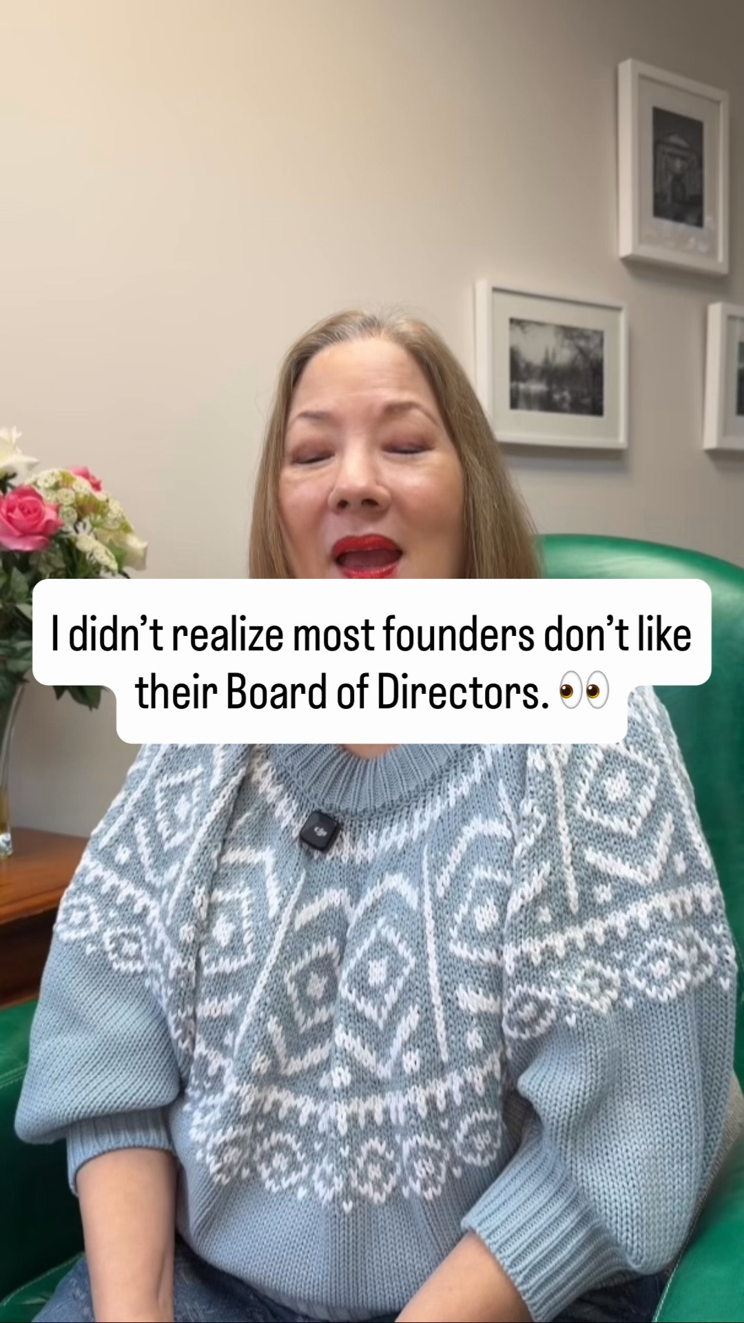 didn’t realize most founders don’t like their Board of Directors. 👀

DESCRIPTION:
I’m one of the lucky ones—I love mine. My Board Members are family or Harvard Business School classmates who invested in Restorsea and have taught me some of my most valuable business lessons.

I’m sharing them in my new series, Lessons Learned From My Board of Directors.

Next up: Follow the Cash.

#LTKstorytime #LTKWorkwear #LTKootd