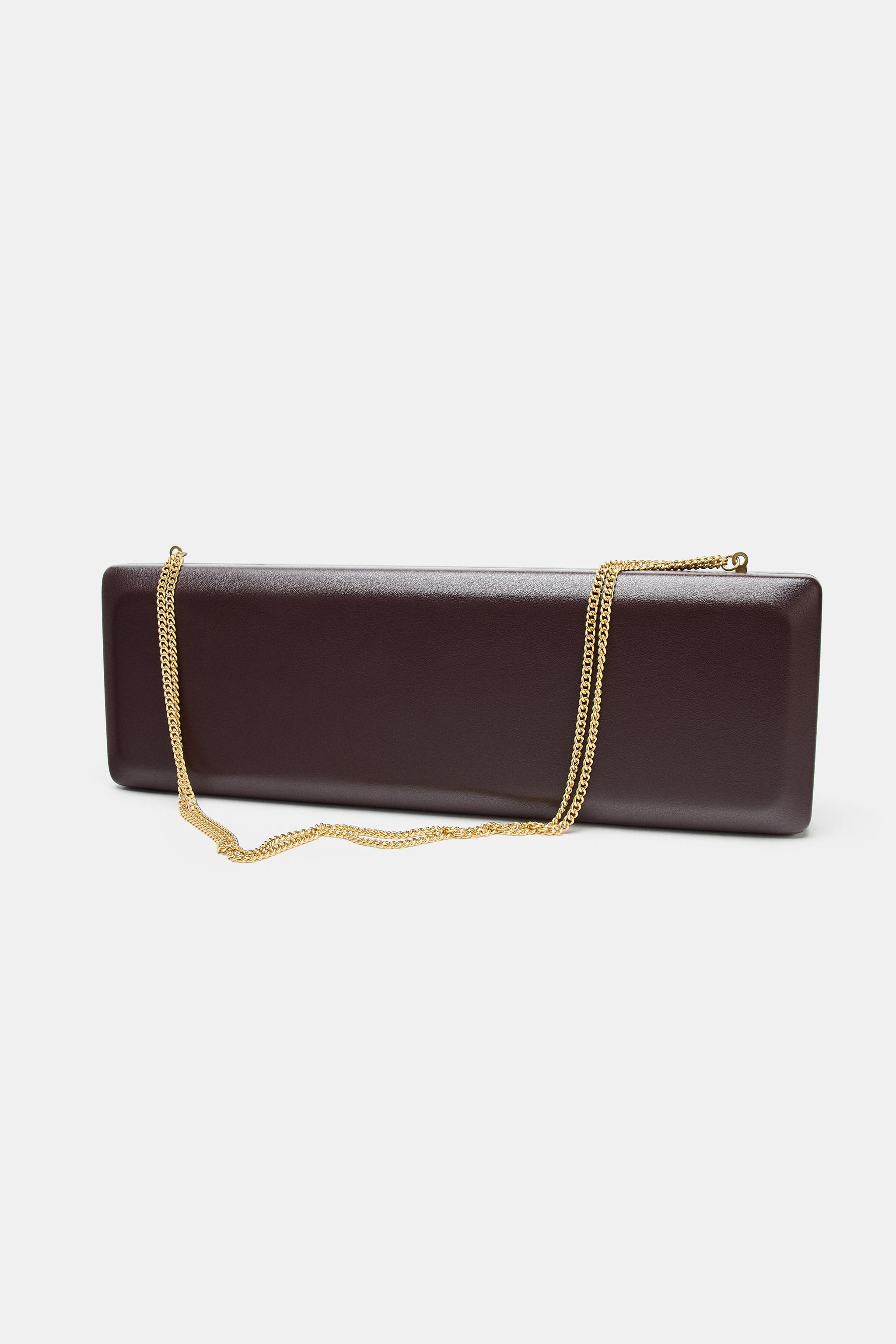 RIGID EXTENDED CLUTCH BAG | Zara US