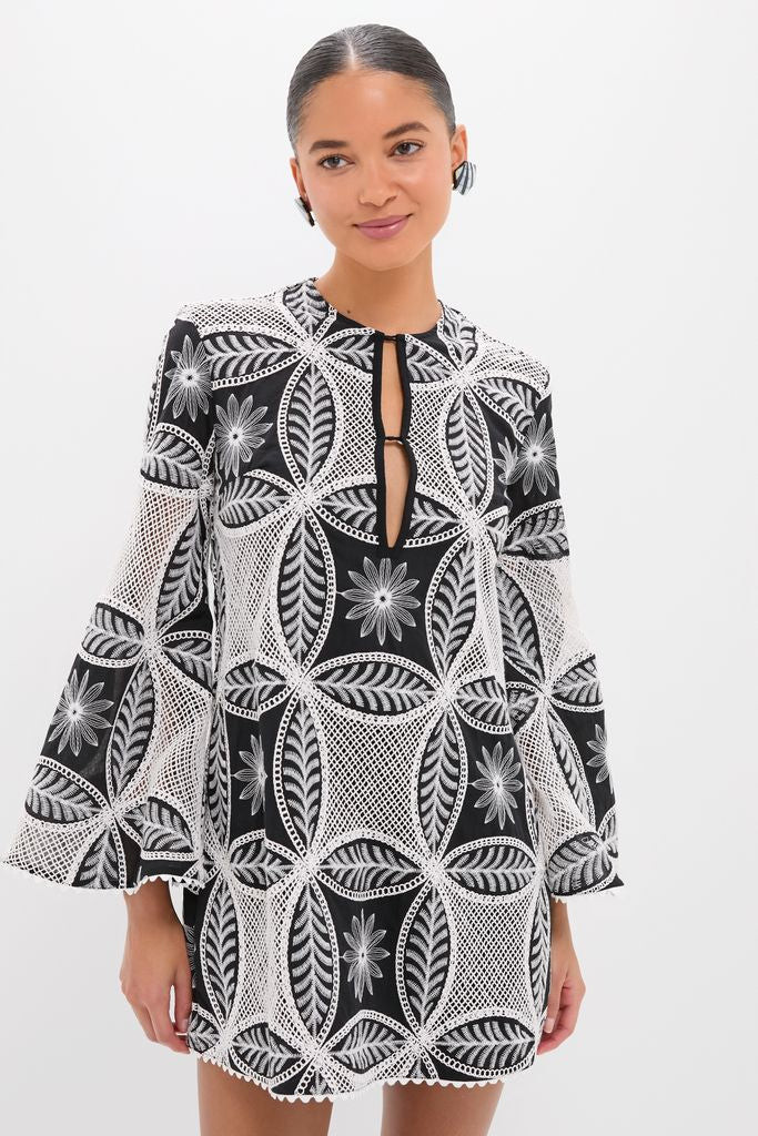 Black Plain Gia Mini Dress | Tuckernuck (US)