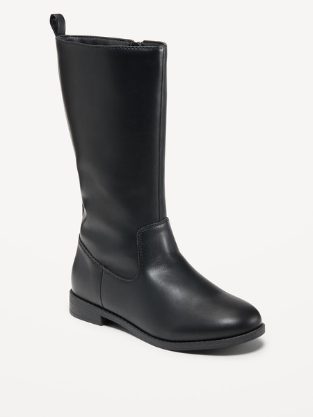 Tall Faux-Leather Boots for Girls | Old Navy (US)