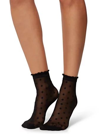 Sheer Dot Dress Sock | New York & Company