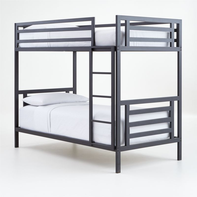 River Metal Kids Bunk Bed + Reviews | Crate & Kids | Crate & Barrel