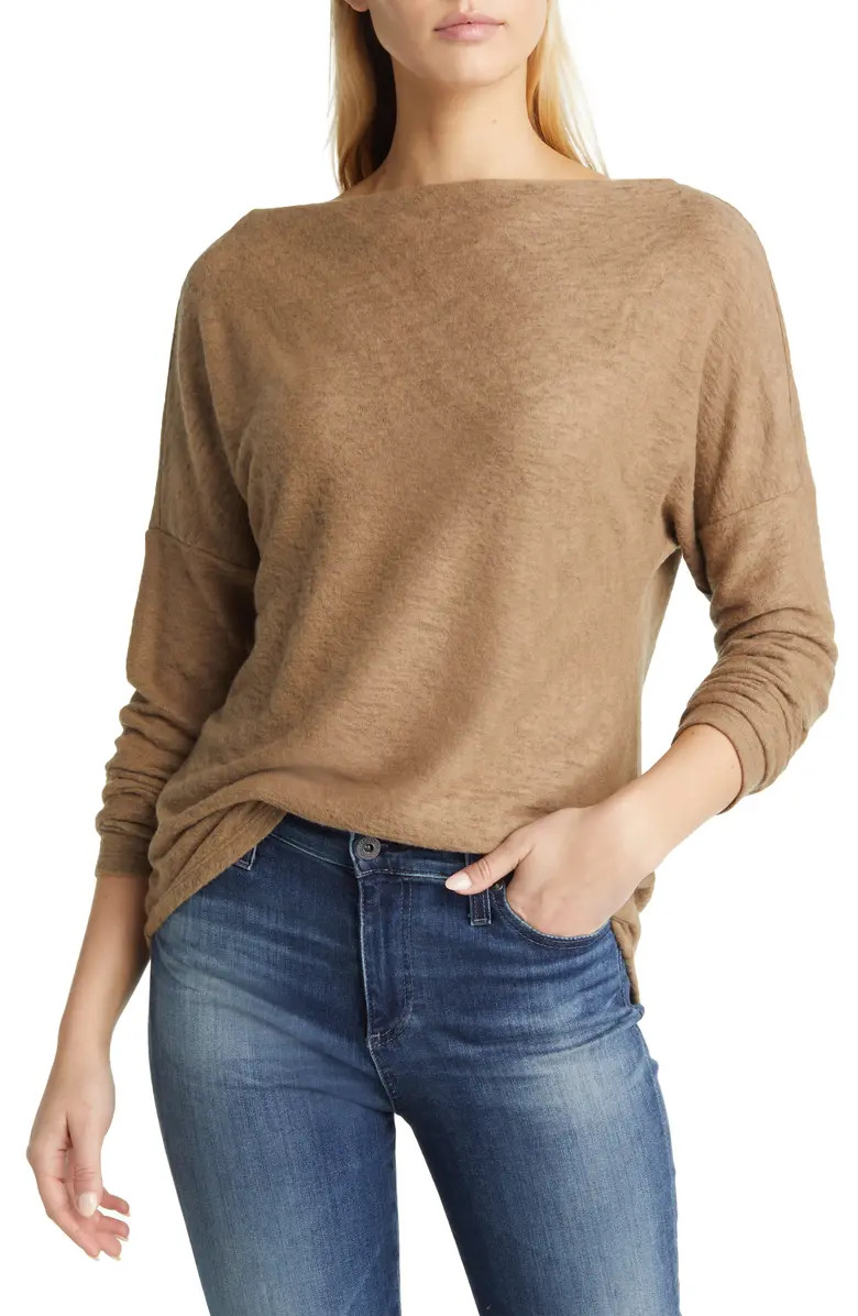 Boat Neck Long Sleeve Top | Nordstrom