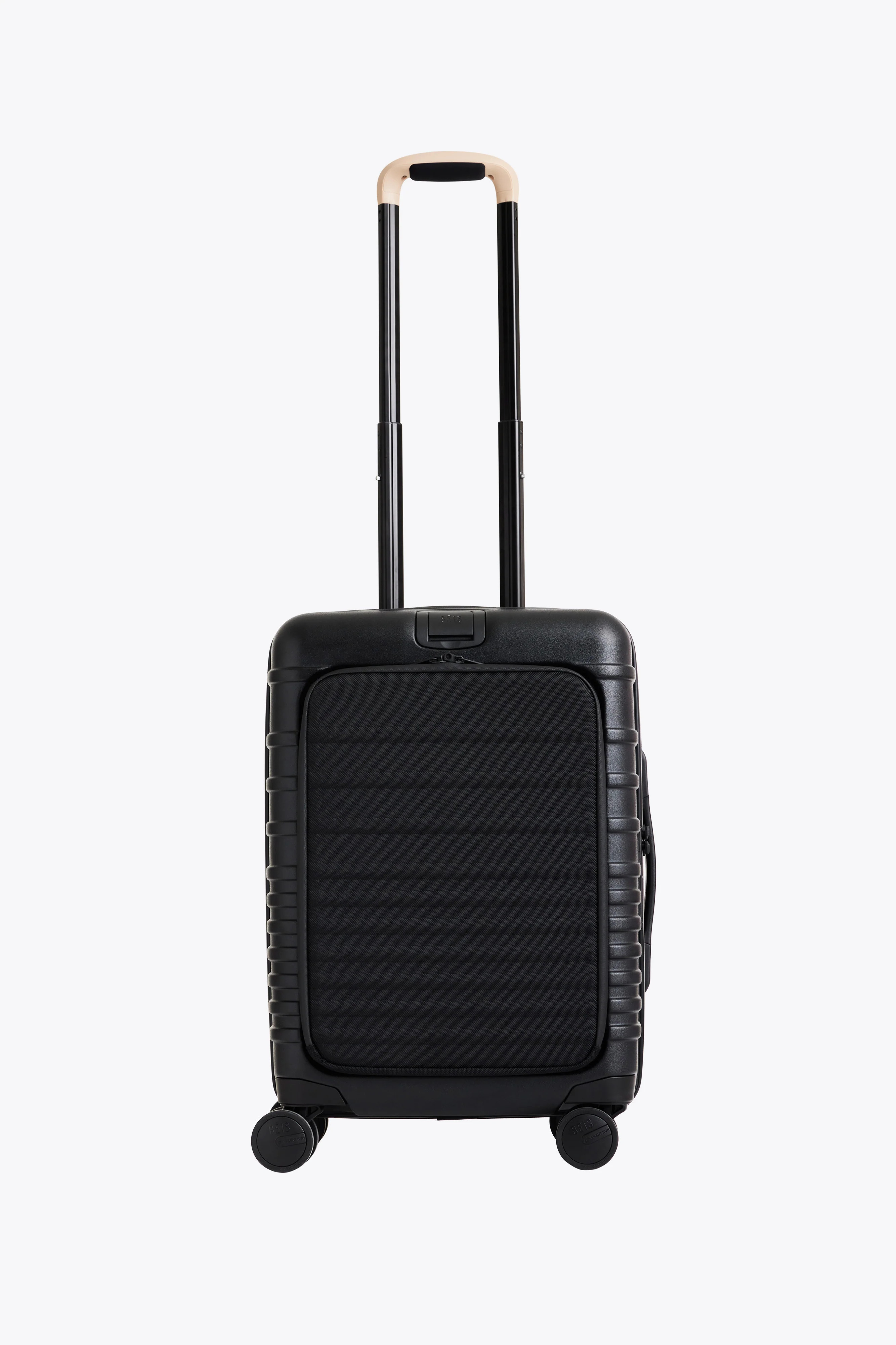 The Front Pocket Carry-On Roller 
                in Black | BÉIS Travel