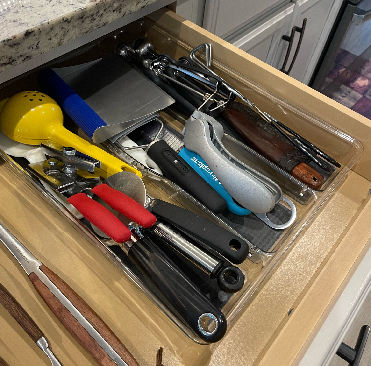 These fit the most by far! Perfect for more narrow kitchen gadgets and utensils. 

#LTKstyletip #LTKhome #LTKunder50