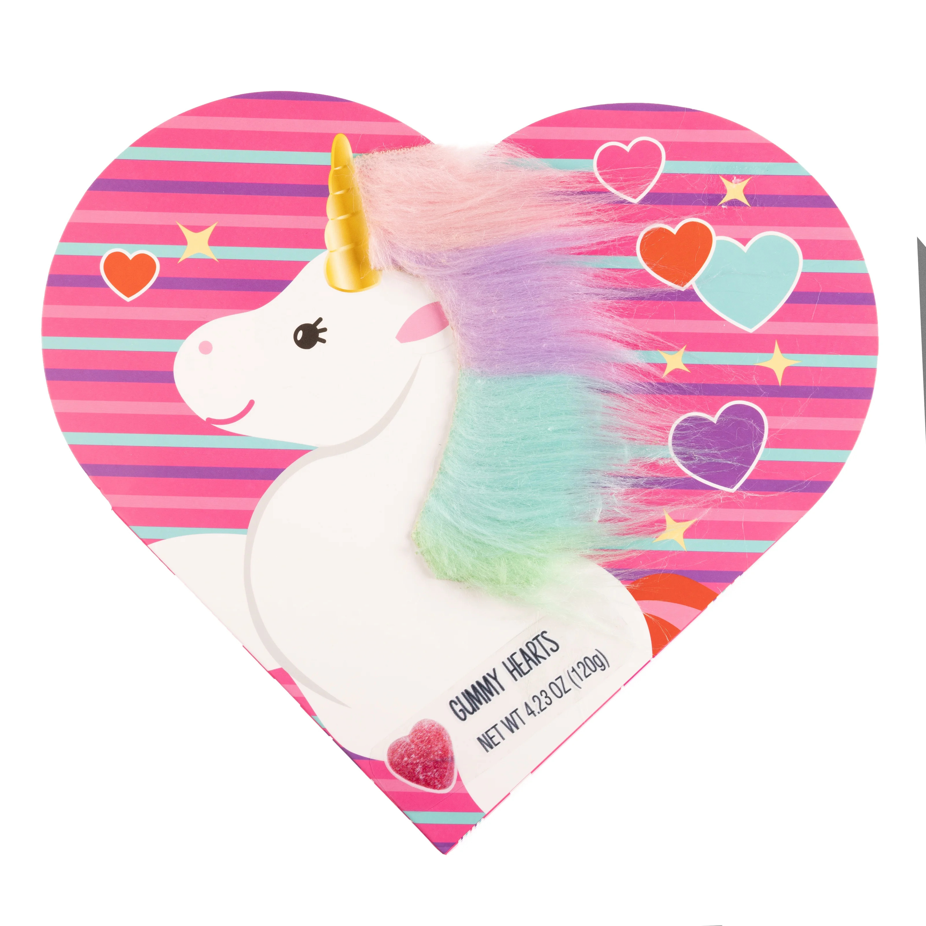 Galerie Unicorn Faux Heart Box with Gummies, 4.23 oz | Walmart (US)
