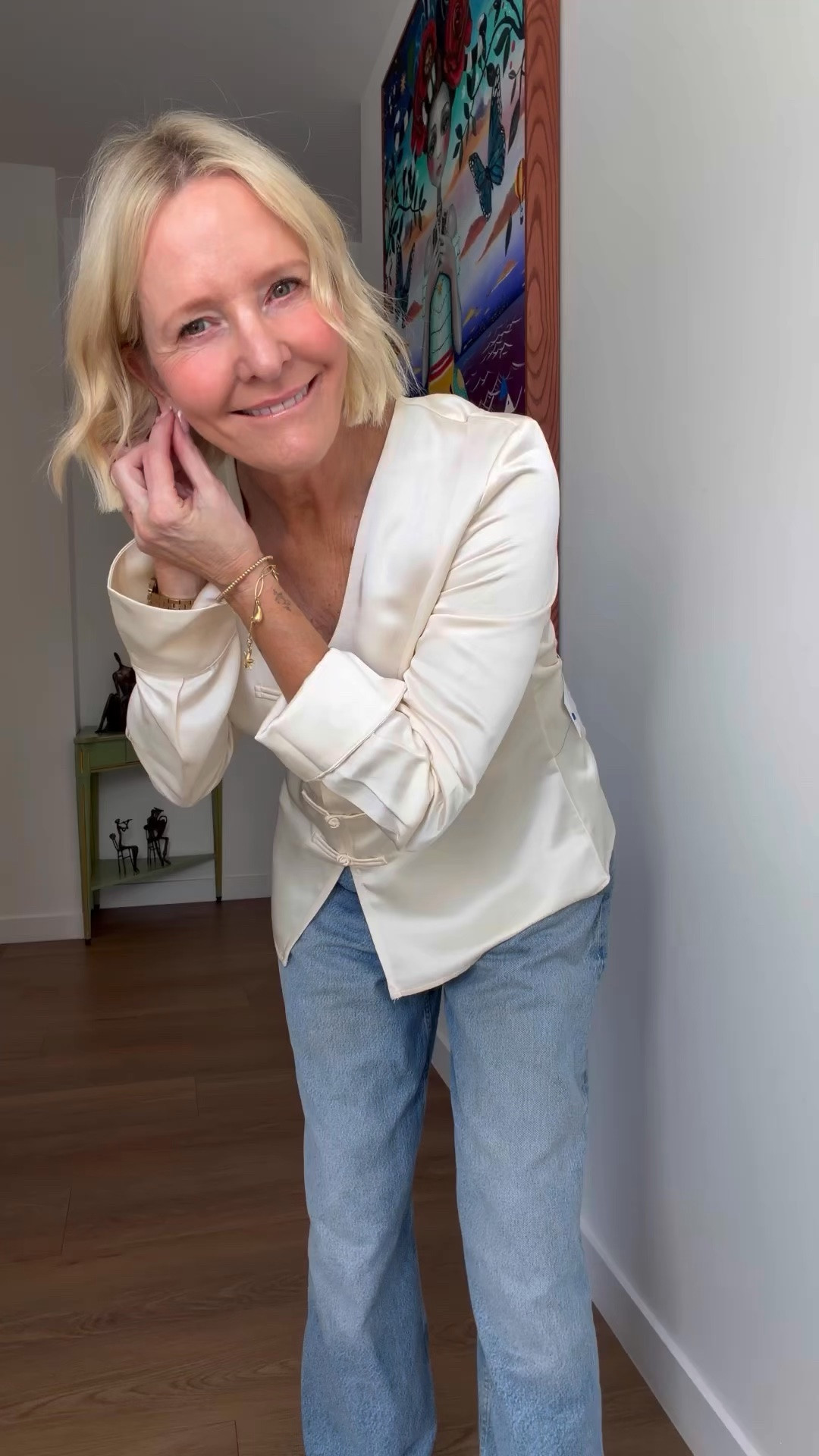 Loving this new shirt.  Feels so luxe and perfect for a night out.

I’m wearing the UK 10.  The service was great, arrived in under 5 days.

#LTKaustralia #LTKover50style #LTKstyletip