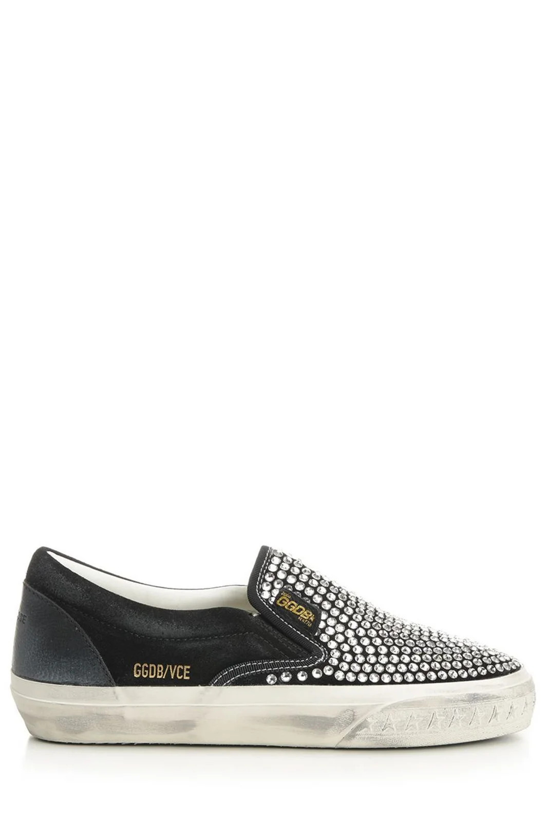 Golden Goose Deluxe Brand Embelllished Slip-On Sneakers | Cettire Global