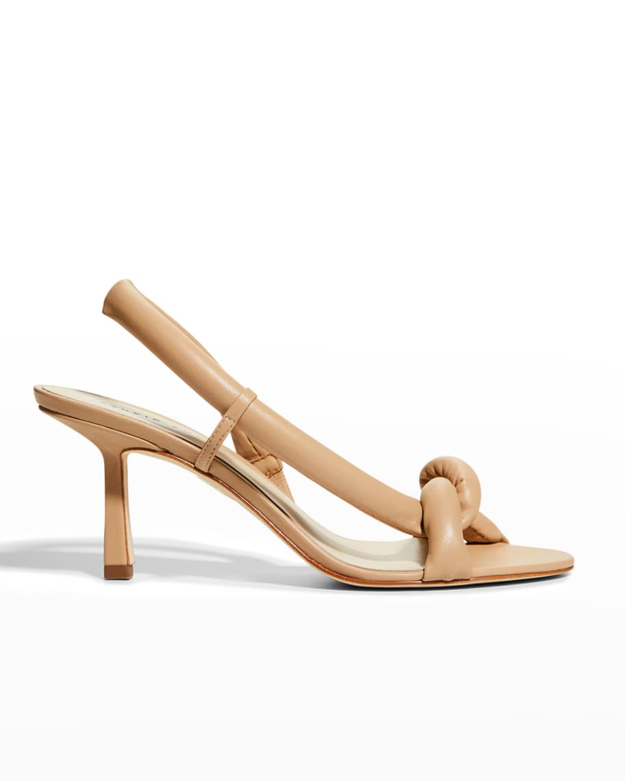 Tubular Pretzel Slingback Sandals | Neiman Marcus