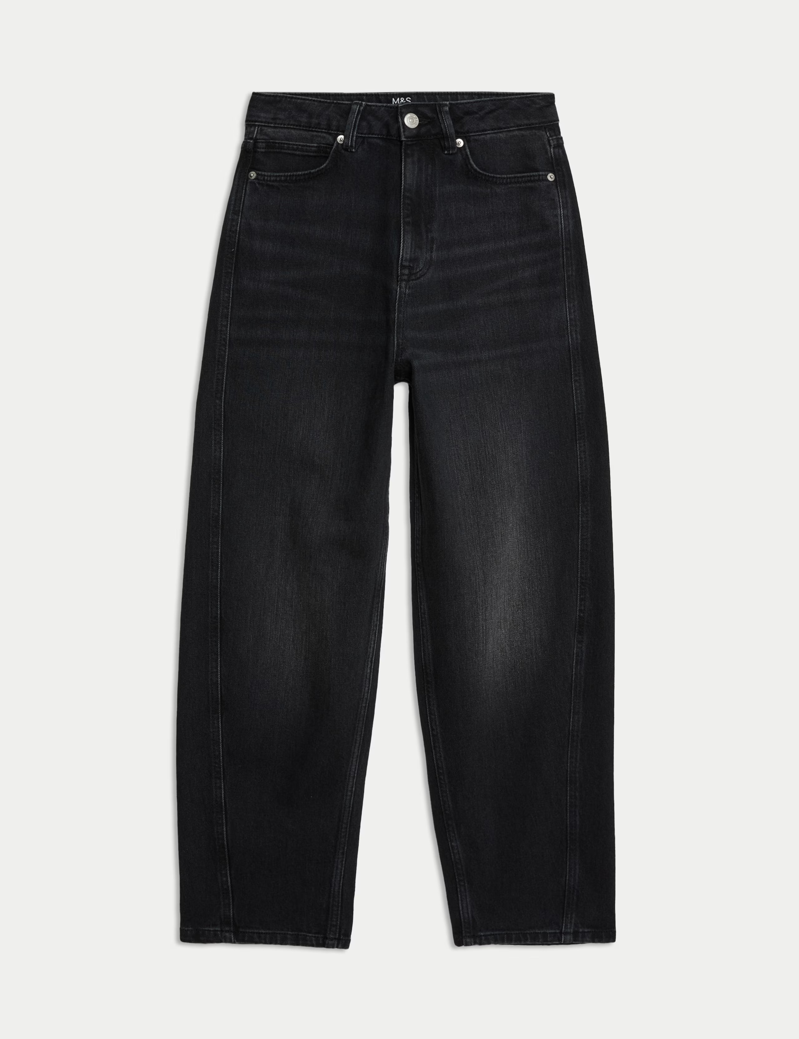 High Waisted Carrot Leg Ankle Grazer Jeans | Marks & Spencer (UK)