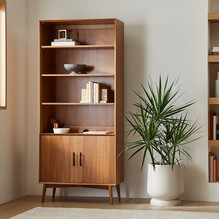 Mid-Century Open Cabinet (35") | West Elm (US)