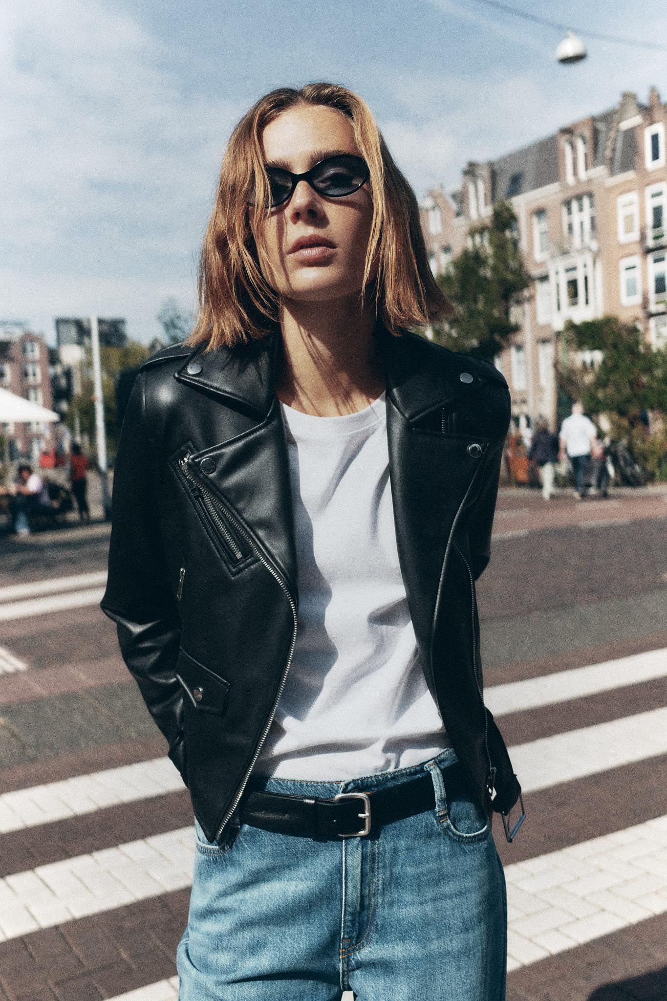 FAUX LEATHER BIKER JACKET | Zara US