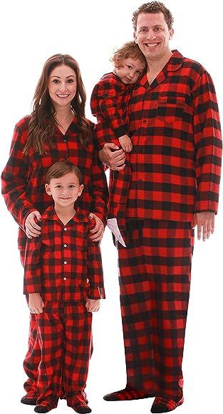 #followme Printed Fleece Family Pajamas - Mens 44926-10195-XL at Amazon Men’s Clothing store | Amazon (US)