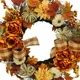 MICHAELS Fall Decorations for Home 24" Orange Peony, Dahlia & White Pumpkin Wreath by Ashland® | Walmart (US)