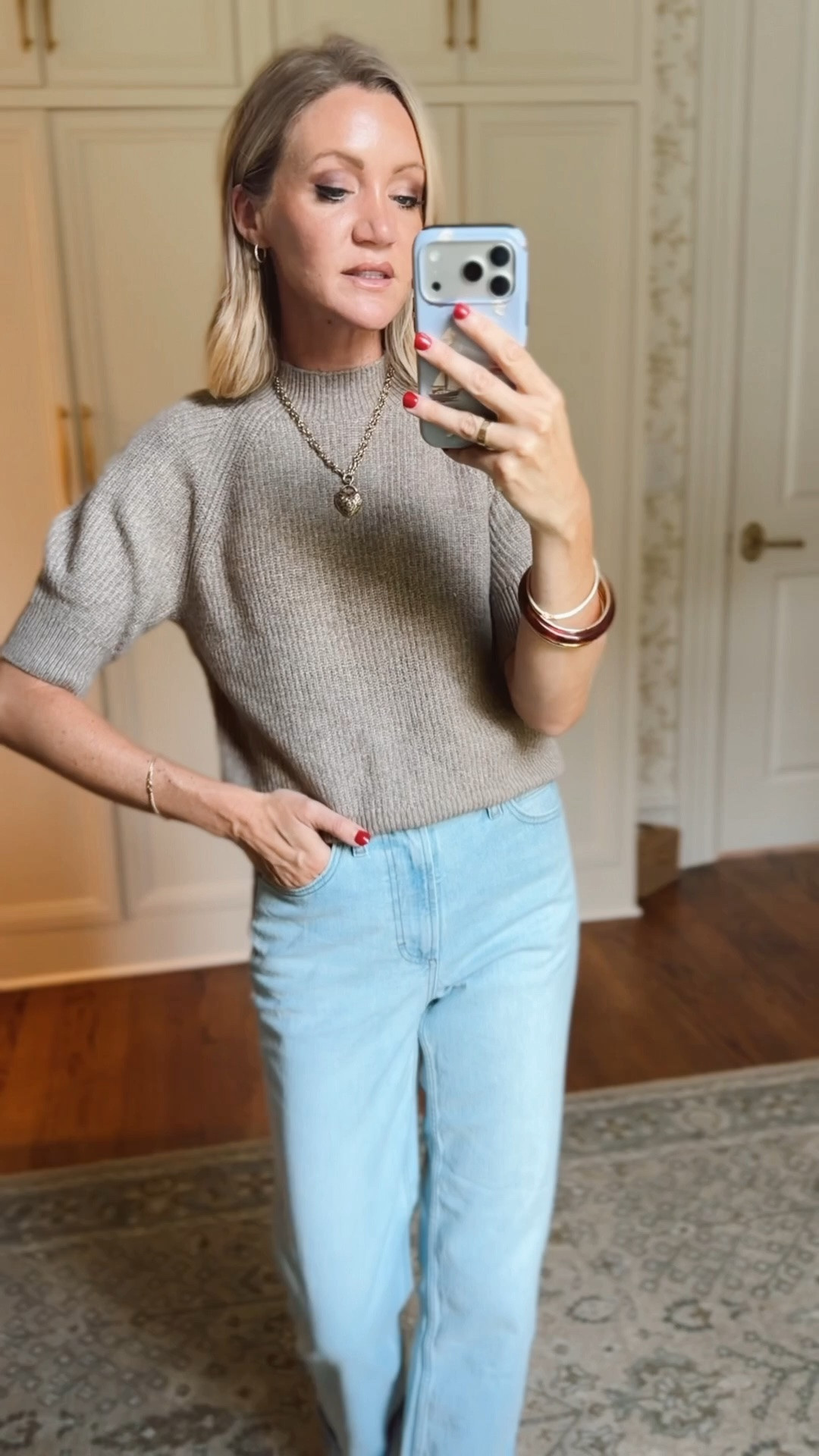 Xs in top 
2 in jeans