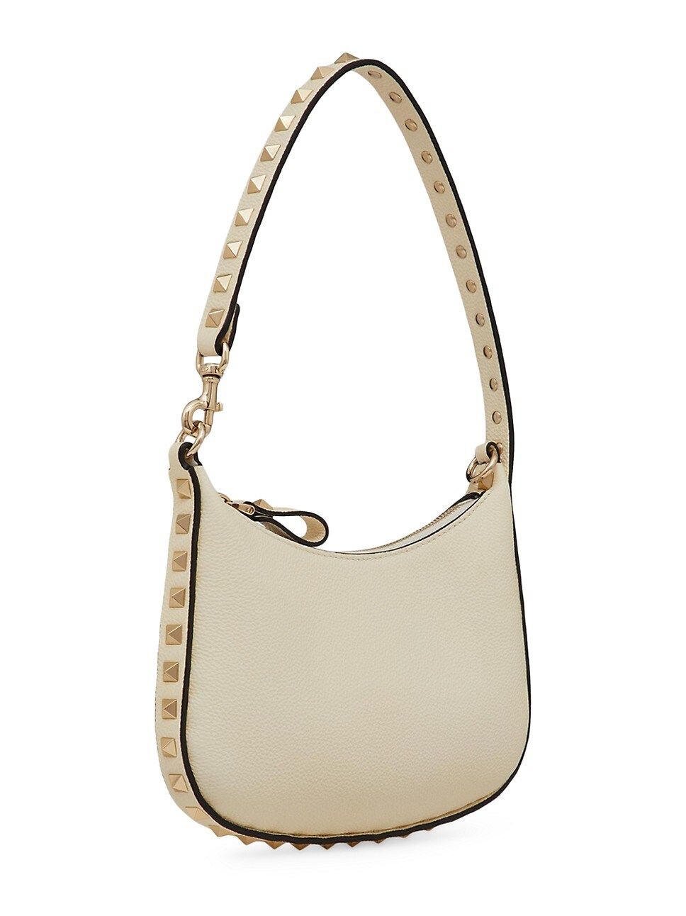 Mini Rockstud Hobo Bag In Grainy Calfskin | Saks Fifth Avenue