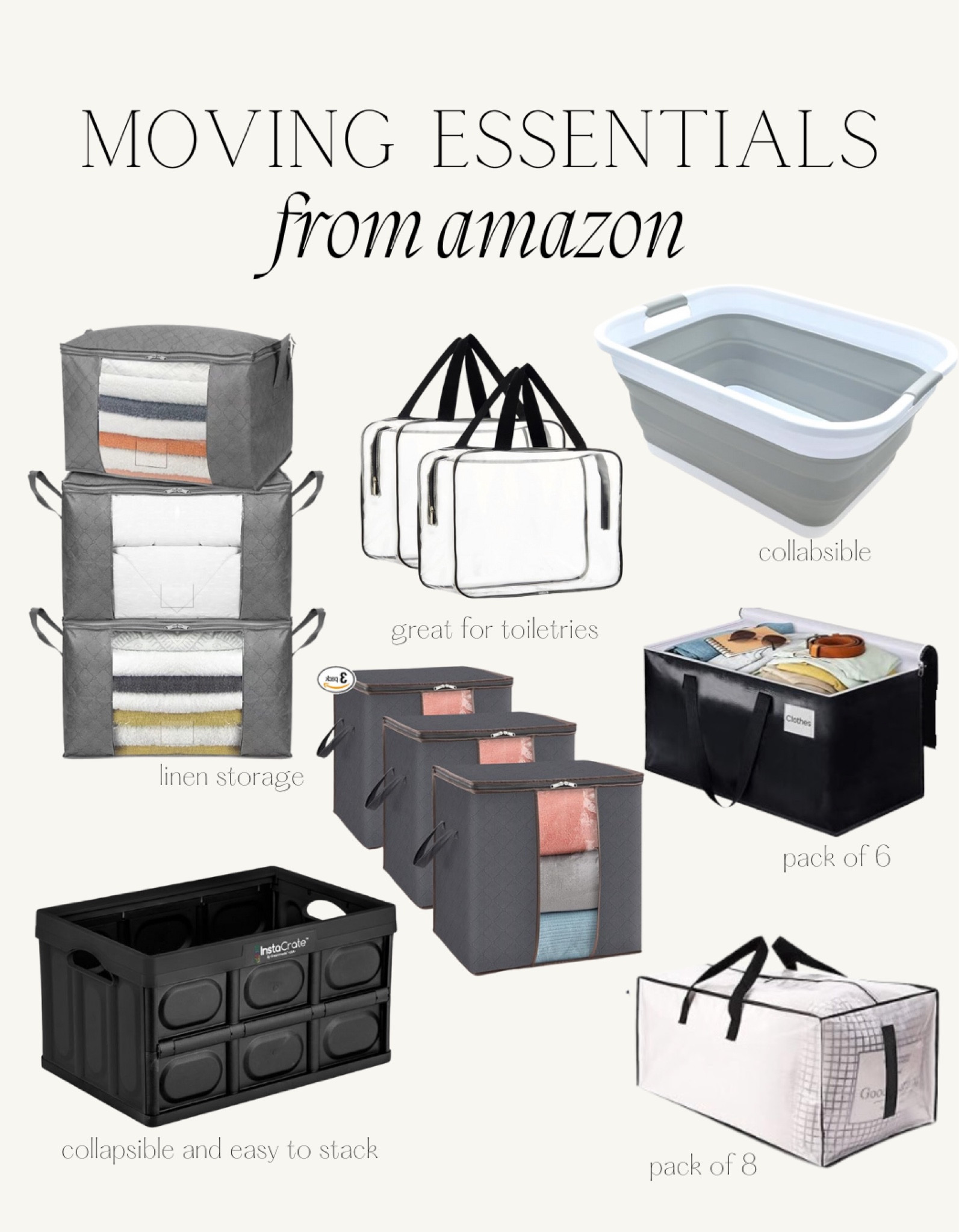 Moving essentials from Amazon! These items made our move more seamless and are things we will continue to use around the house 

Moving | Amazon finds | organization 

#LTKHome