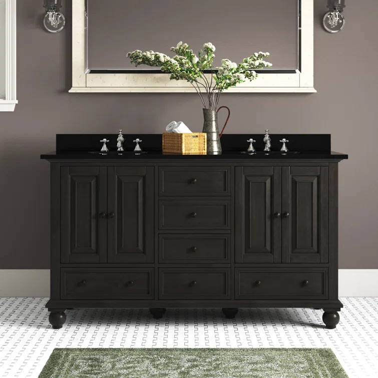 Thompson 61" Double Bathroom Vanity Set | Wayfair North America