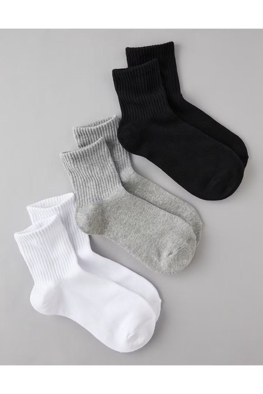 AE Boyfriend Socks 3-Pack Women's Multi One Size | American Eagle Outfitters (US & CA)