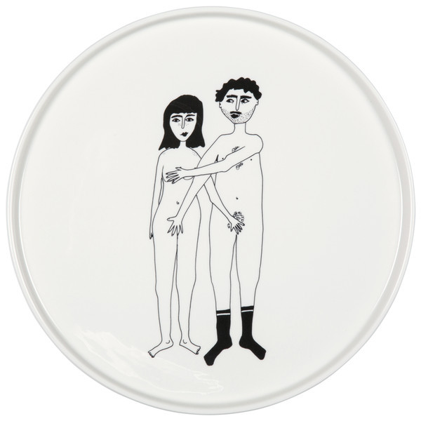 Naked Couple Plate | Trouva (Global)