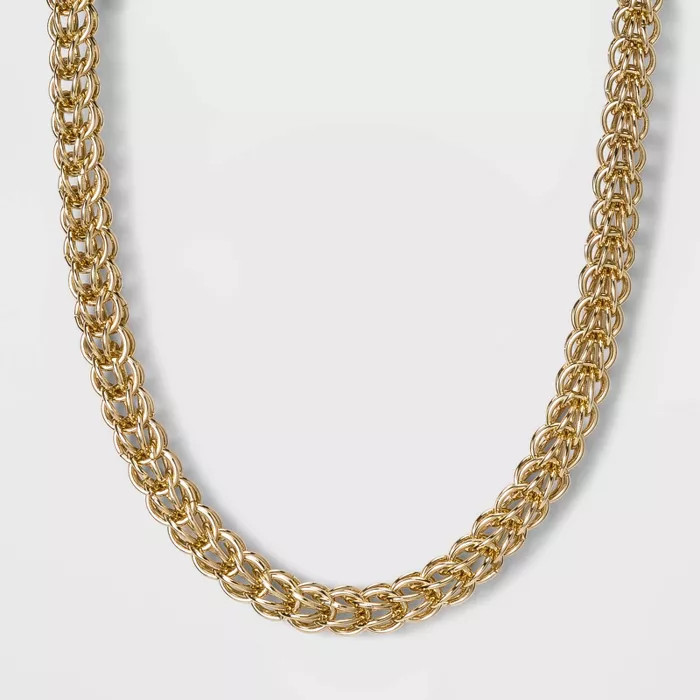 SUGARFIX by BaubleBar Chainlink Statement Necklace - Gold | Target