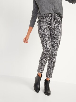 All-New High-Waisted Patterned Pixie Ankle Pants | Old Navy (US)
