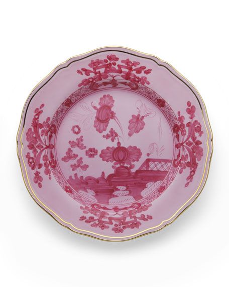 GINORI 1735 Oriente Italiano Dinner Plate, Porpora | Neiman Marcus