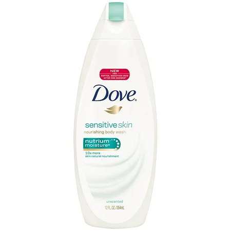 Dove Sensitive Skin Body Wash, 12 oz | Walmart (US)