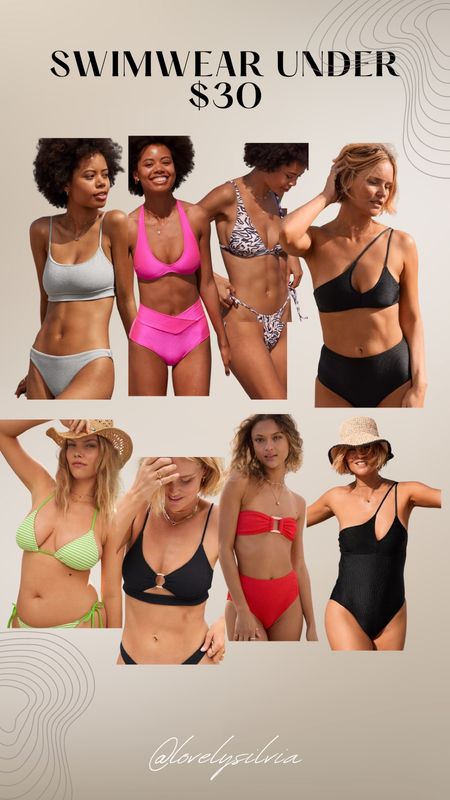 Swimsuits under $30

Swimsuit, swimwear, bikini, swim under $30, black swimsuit, black bikini, vacation swimsuit

#LTKStyleTip #LTKFindsUnder50 #LTKSwim