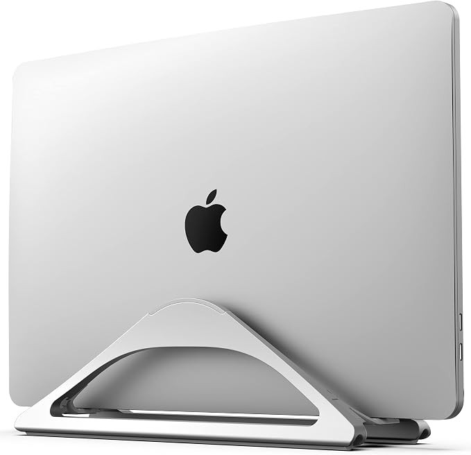 HumanCentric Vertical Laptop Stand for Desks (Silver) | Adjustable Holder to Dock Apple MacBook, ... | Amazon (US)