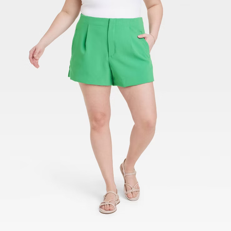 Women's High-Rise Tailored Shorts - A New Day™ | Target