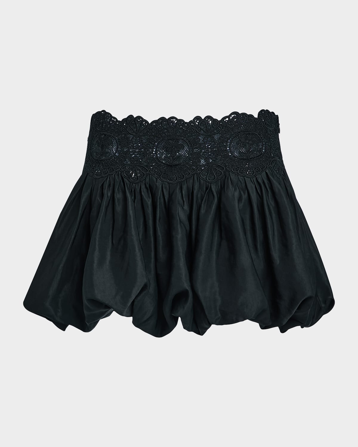 Leighton Embroidered Bubble Skirt | Neiman Marcus