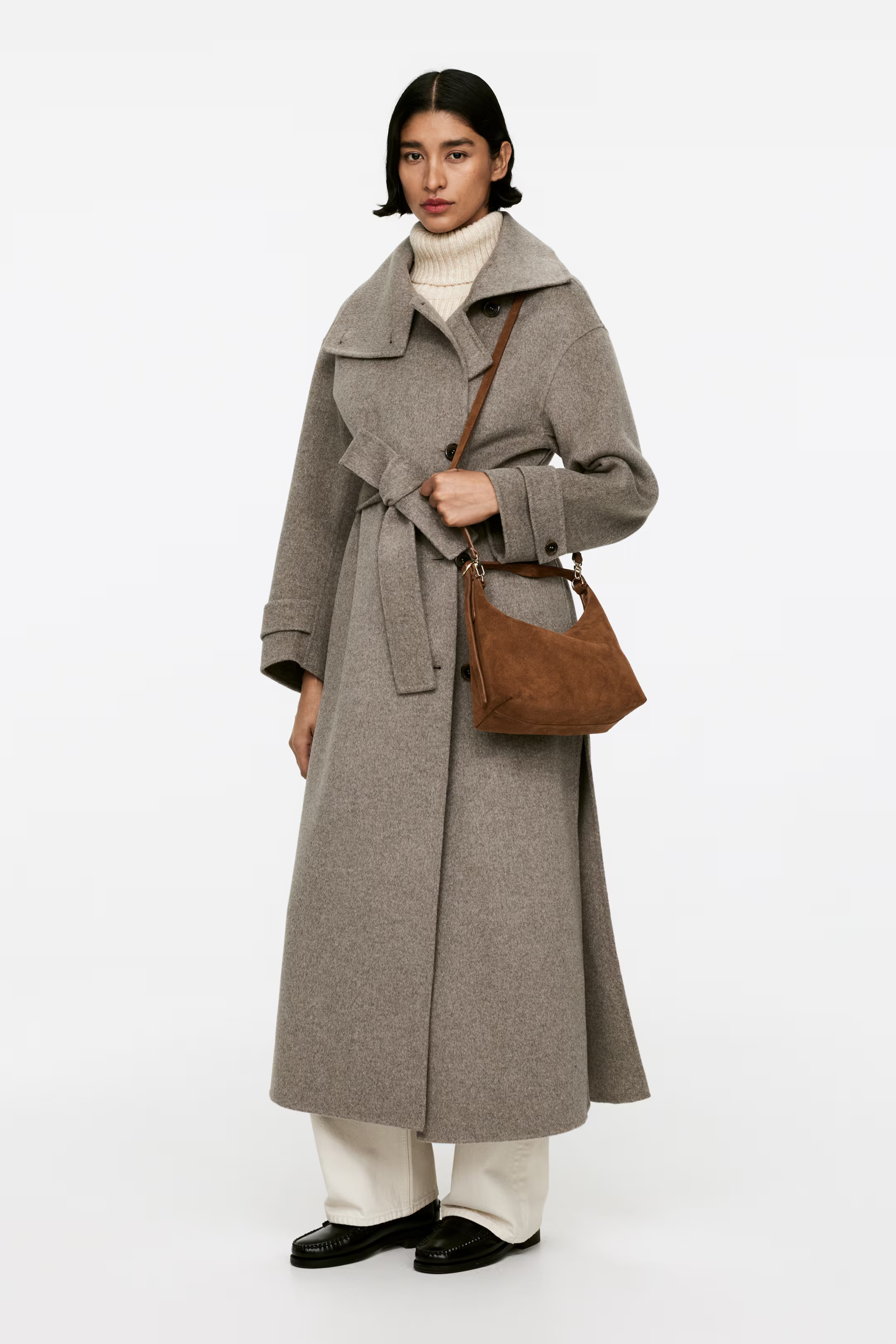 Veloursledertasche | H&M (DE, AT, CH, NL, FI)