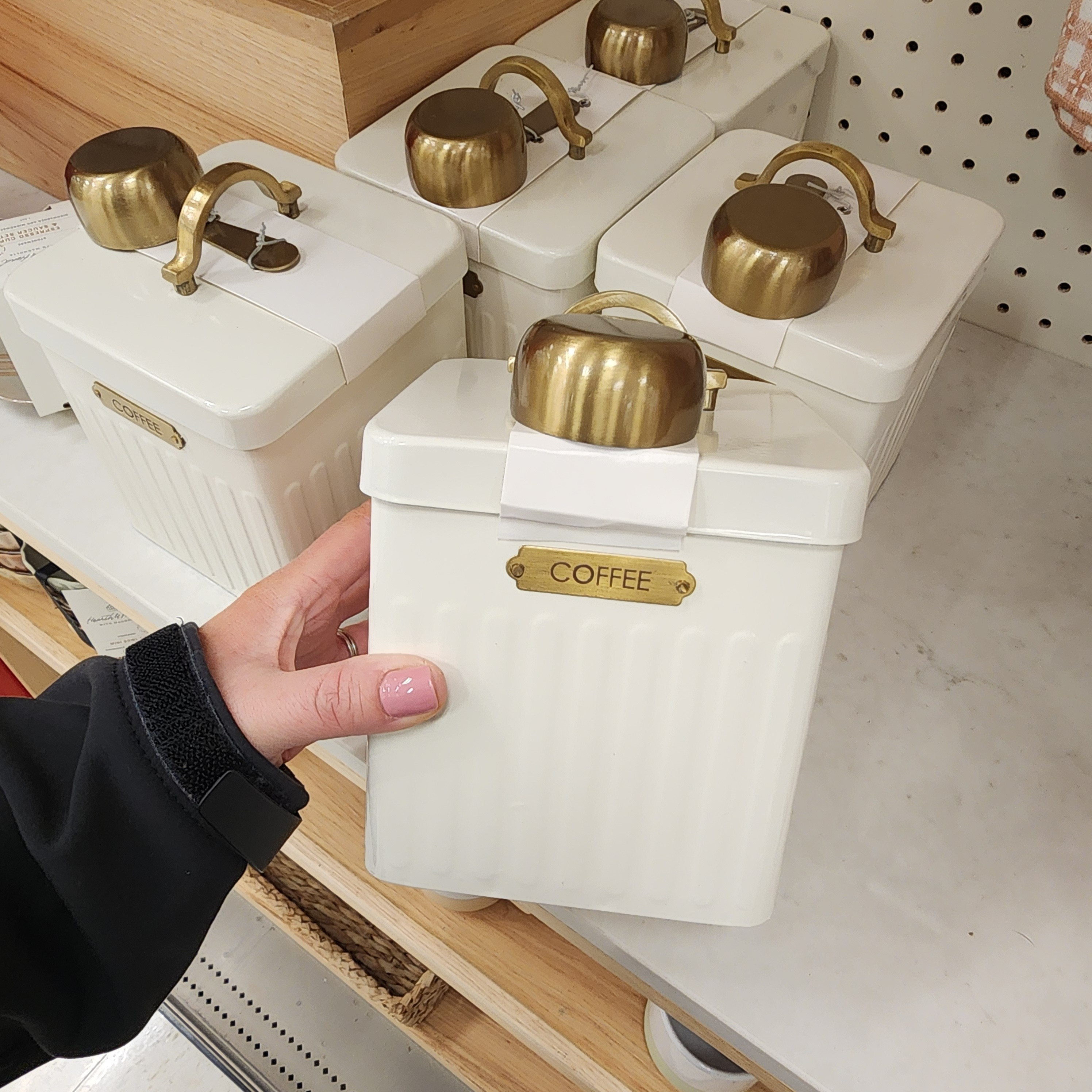 New at Target! Hearth & Hand with Magnolia Metal Coffee Tin with Scoop. 

#LTKHome #LTKMostLoved #LTKFindsUnder50