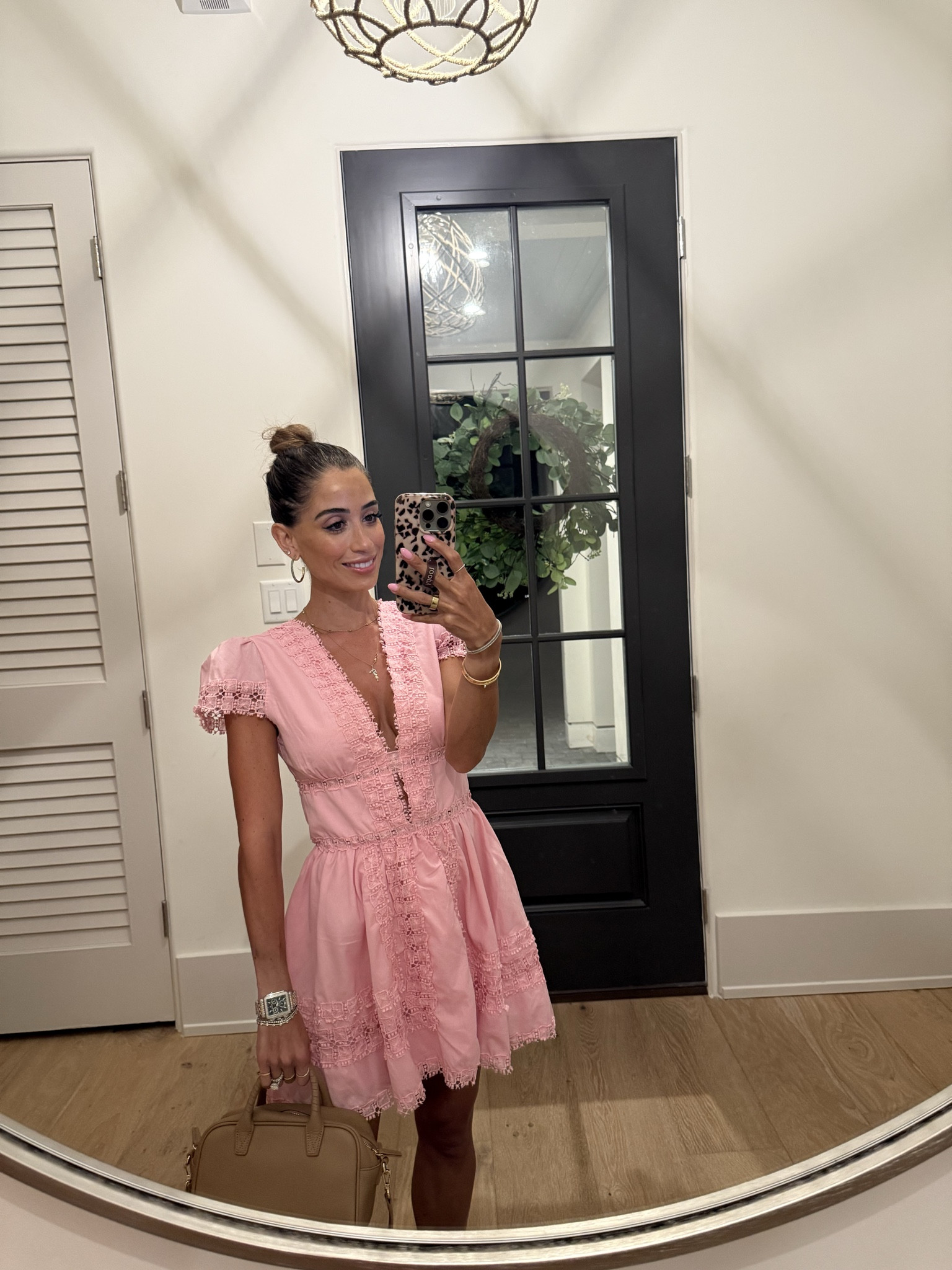 Pink embroidered dress comes in lots colors 

#LTKSaleAlert #LTKFindsUnder50 #LTKPetite